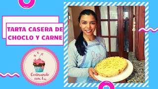 TARTA DE CHOCLO Y CARNE CON MASA CASERA ESPECIAL [upl. by Whelan288]