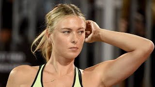 V Azarenka vs M Sharapova Confrontation on tennis court HD slow motion [upl. by Barth]