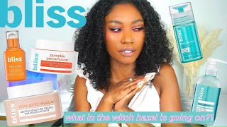 Bliss Skin Care Review 2020 ☁️  Skincare Review of Popular Brands Bliss Clear Genius Skin Care [upl. by Tomaso]