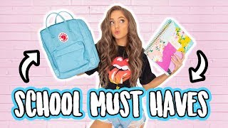 10 BACK TO SCHOOL MUST HAVES  ESSENTIALS 2018 [upl. by Eusadnilem]