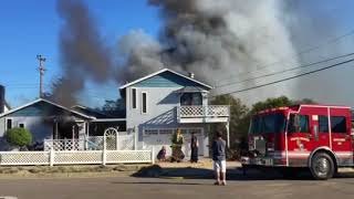 Shell Beach house fire [upl. by Melisent]