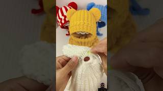 Crochet Knitting hat sewing drawstring crochet handmade diy toys woolenhat toystagram [upl. by Leunammi96]