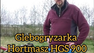 glebogryzarka Hortmasz HGS 900 olej przekładniowy i wymiana noży [upl. by Dadinirt]