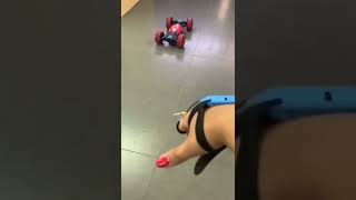 Large Dual Remote Control Gesture Sensing Stunt Transforming RC Car [upl. by Bernhard]