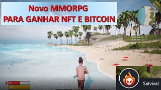 Satvival Pré Lançamento do novo MMORPG para ganhar NFT e Bitcoin [upl. by Aramahs]