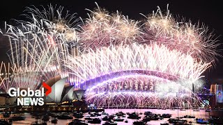 New Years 2024 Sydney Australia puts on stunning fireworks show [upl. by Goldberg]