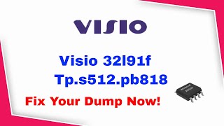 Dump Firmware Software For Visio 32l91f Tps512pb818 [upl. by Namlaz]