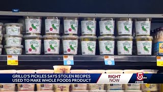 Grillos Pickles says stolen recipes used to make Whole Foods product [upl. by Adnuhsal]