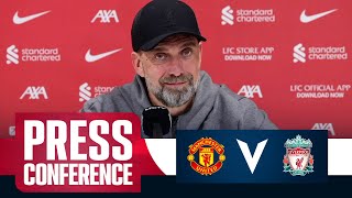 Jurgen Klopp PreMatch Press Conference  Manchester United v Liverpool [upl. by Yror]