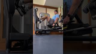 Leg Press Single leg Eccentric Supramaximal load [upl. by Bronwyn11]