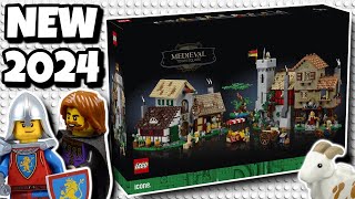 NEW Lego Castle Medieval Market Set REVEALED New Goat [upl. by Ratcliffe917]