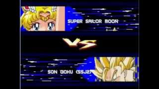 goku vs sailor moon loquendo español [upl. by Atnoid]