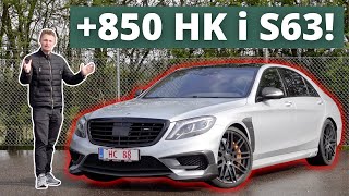 Jeg kører VANVITTIG BrabusRenntech Mercedes S63 AMG [upl. by Nnylyt]