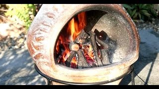 CHIMINEA How to cook pizza to perfection in a chiminea How to guide [upl. by Lachman]