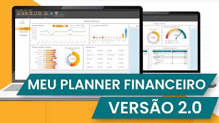 Meu Planner Financeiro V20  Novas funcionalidades e visual moderno [upl. by Urbain]