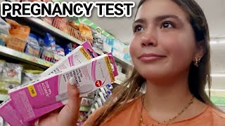 PREGNANCY TEST 😩🙈😩  VLOG1918 [upl. by Allcot]