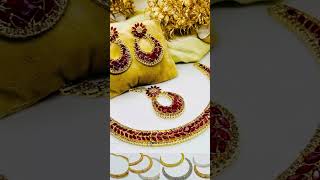 Trendy bridal jewellery set beautiful [upl. by Anailli139]