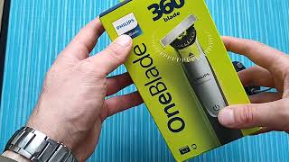 Philips OneBlade 360 z Rossmanna unboxing Rzut Oka [upl. by Htaek]