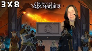 The Legend Of Vox Machina Season 3  Ep 8 Reaction Siege amp Silence Critical Role [upl. by Assened]