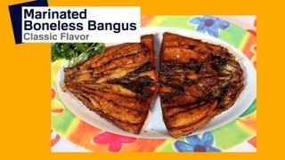 Daingna Bangus Marinated Bangus  Pinoy How To [upl. by Nooj441]