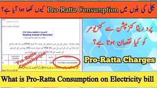 What is Pro ratta consumption on Electricity billpro ratta base chargespro ratta billingDISCOS [upl. by Esinyt]