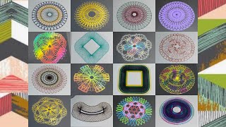 The Ultimate Spirograph Compilation 16 Stunning Designs in One Epic Video ｜ by HY [upl. by Nadeen513]