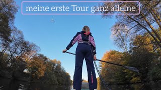 SUP  meine allererste Tour ganz alleine  Drysuits Boardbags amp BelugaWatching  regeneriat [upl. by Udall449]