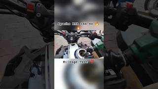 Apache RTR 160 4v Mileage Test On Highway 🔥 Sports Mode 🥵 apachertr1604v mileage motovlog bike [upl. by Airel980]