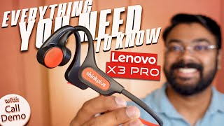 Lenovo X3 Pro Indepth Review  Bone Conduction Headphones Under 20 [upl. by Paradies508]