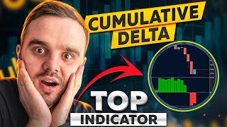 How to use CUMULATIVE DELTA in trading  Best OrderFlow Indicator [upl. by Amhsirak445]