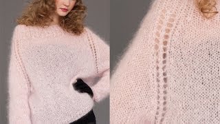 29 Mohair Sweater Vogue Knitting Winter 201112 [upl. by Kerry]