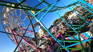 Riding EVERY Roller Coaster At Salinas Valley Fair Vlog  Salinas CA [upl. by Anawd]