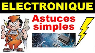 Apprendre lélectronique 3 super astuces simples résistance diode transistor condensateur 👍❤️🔥 [upl. by Nibaj907]