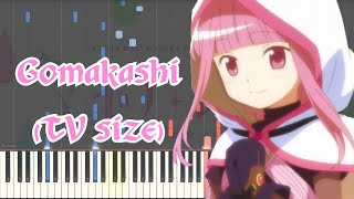 Magia Record Mahou Shoujo Madoka☆Magica Gaiden TV OP  Gomakashi TV size Piano Arrangement [upl. by Ausoj]