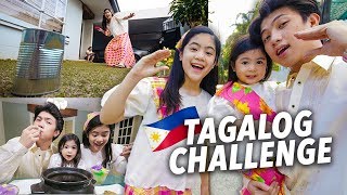 SPEAKING TAGALOG VLOG CHALLENGE  Ranz and Niana [upl. by Anel]