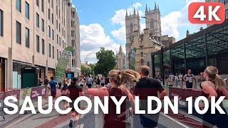 2024 Saucony London 10K  Full Race  Virtual Treadmill Run 4K60 [upl. by Arinaj]