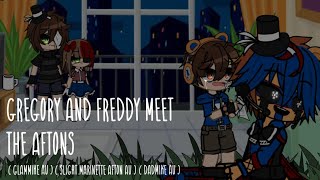 Gregory and Glamrock Freddy meet the Aftons  GlamDadMike AU  FNaFxMLB [upl. by Heer]