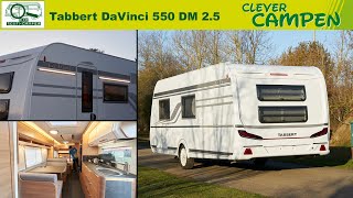 Tabbert DaVinci 550 DM 25  Komfort und genug Platz für die Familie   TestReview  Clever Campen [upl. by Delgado]