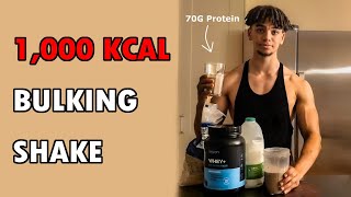 Protein Bulking Shake 1000 Calories For Weight Gain [upl. by Myriam]