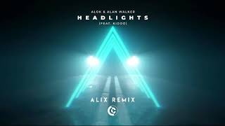 Alan Walker X Alok  Headlights  featKiddo Alix Remix  Alix Music [upl. by Marabel]