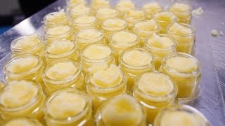 Lush How Its Made Honey Lip Scrub [upl. by Enaxor287]