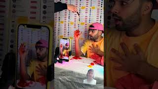 Fake blood prank with syringe funny comedy experiment challenge youneszaroushorts [upl. by Zirtaeb]