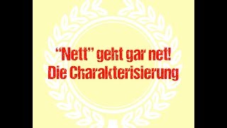 Charakterisierung  Eine Figur charakterisieren  Wie schreibt man eine Charakterisierung [upl. by Ynohtnael612]