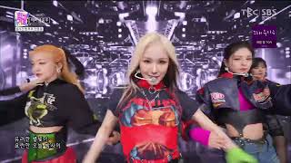 EVERGLOW  Pirate  SBS  Inkigayo  UHD  60FPS [upl. by Enined]