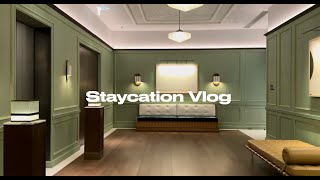 Rosewood Hong Kong Staycation  로즈우드 홍콩 호캉스  eating sleeping and relaxing [upl. by Ahsircal]