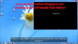 NEW Free Microsoft Office 2013 KMS Activator v11 x64 amp x32bit [upl. by Kandy166]