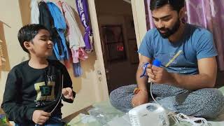 Dr Trust Nebulizer Unboxing and review bestest nebulizer in India at the price range cheap n best [upl. by Yssak]