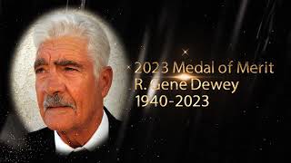 R Gene Dewey 2023 Medal of Merit American Mining Hall of Fame [upl. by Slayton]