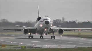 Biman Bangladesh Airlines McDonnell Douglas DC10 at Birmingham [upl. by Strephonn]