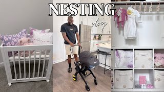 Unexpected Nursery Decor Unboxing Nesting Vlog  Destene and Brandon [upl. by Ahsinek139]